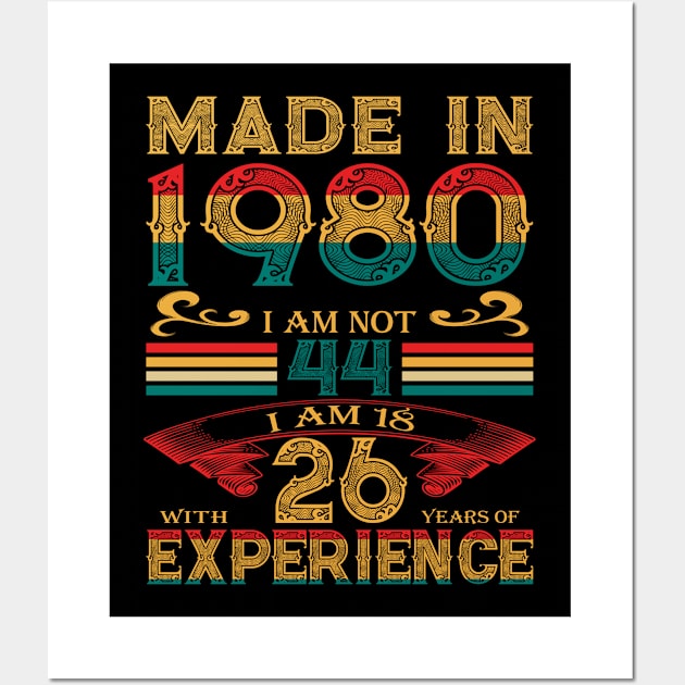 Made in 1980 Wall Art by Velvet Love Design 